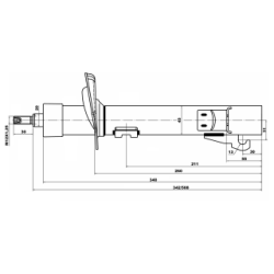 Shock Absorber - FEBEST 21110008FKIT