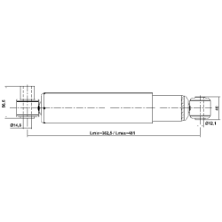 Shock Absorber - FEBEST 21110009R
