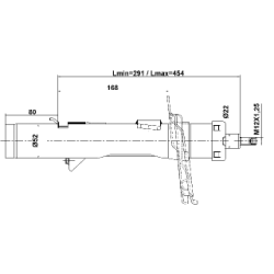 Shock Absorber - FEBEST 21110012FR