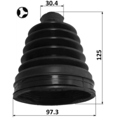 Bellow Drive Shaft - FEBEST 2115TR9DT