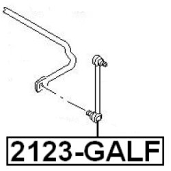 Link Coupling Rod Stabiliser Bar - FEBEST 2123GALF