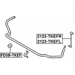 Link Coupling Rod Stabiliser Bar - FEBEST 2123TKEFL