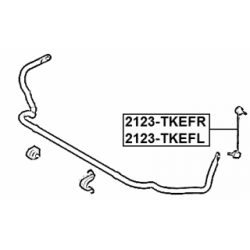 Link Coupling Rod Stabiliser Bar - FEBEST 2123TKEFR