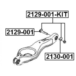 Camber Correction Screw - FEBEST 2129001