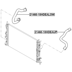 Coolant Pipe - FEBEST 2146018HDEAUP