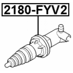 Slave Cylinder Clutch - FEBEST 2180FYV2