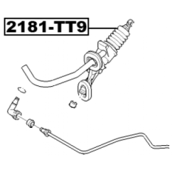 Master Cylinder Clutch - FEBEST 2181TT9