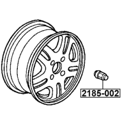 Wheel Nut - FEBEST 2185002