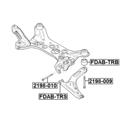 Fastening Bolt Control Arm - FEBEST 2198010
