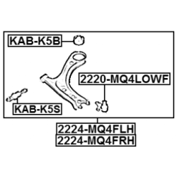 Ball Joint - FEBEST 2220MQ4LOWF