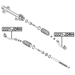 Tie Rod End - FEBEST 2221JDLH
