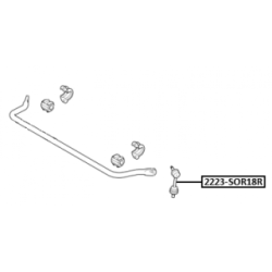 Link Coupling Rod Stabiliser Bar - FEBEST 2223SOR18R