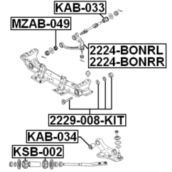 Camber Correction Screw - FEBEST 2229008KIT