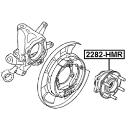 Wheel Hub - FEBEST 2282HMR