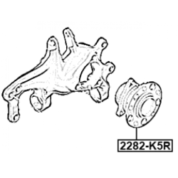 Wheel Hub - FEBEST 2282K5R