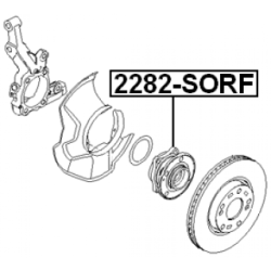 Wheel Hub - FEBEST 2282SORF