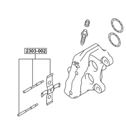Accessory Kit Disc Brake Pad - FEBEST 2303002