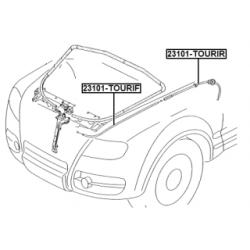Bonnet Cable - FEBEST 23101TOURIR