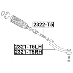 Tie Rod End - FEBEST 2321T5RH