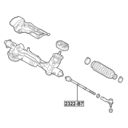 Inner Tie Rod - FEBEST 2322B7