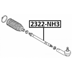 Inner Tie Rod - FEBEST 2322NH3