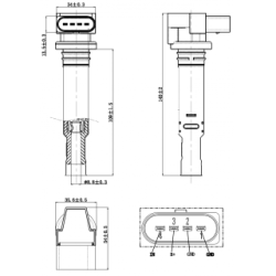 Ignition Coil - FEBEST 23640002