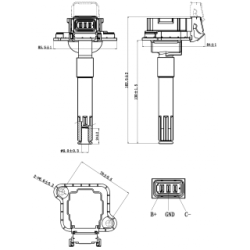 Ignition Coil - FEBEST 23640008