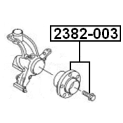 Wheel Hub - FEBEST 2382003