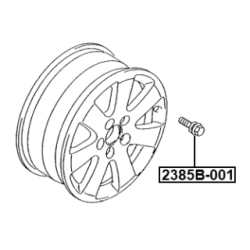 Wheel Stud - FEBEST 2385B001