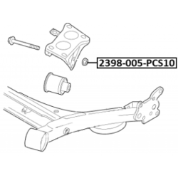 Wheel Nut - FEBEST 2398005PCS10