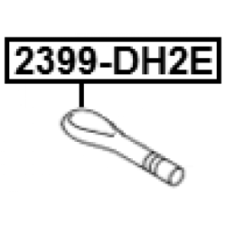 Tow Hook - FEBEST 2399DH2E