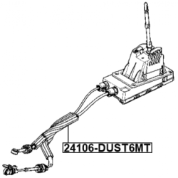 Cable Pull Manual Transmission - FEBEST 24106DUST6MT