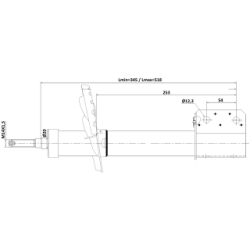 Shock Absorber - FEBEST 24110004F