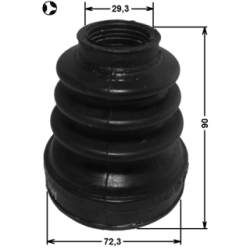 Bellow Drive Shaft - FEBEST 2415KANIIT