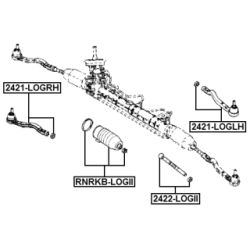 Inner Tie Rod - FEBEST 2422LOGII