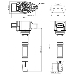 Ignition Coil - FEBEST 24640003