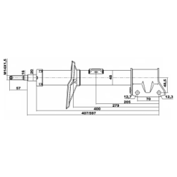 Shock Absorber - FEBEST 24661262F