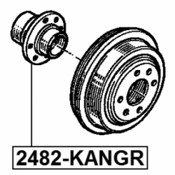 Wheel Hub - FEBEST 2482KANGR