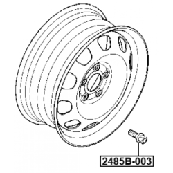 Wheel Stud - FEBEST 2485B003