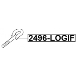 Tow Hook - FEBEST 2496LOGIF