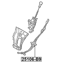Cable Pull Manual Transmission - FEBEST 25106B9