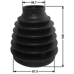 Bellow Drive Shaft - FEBEST 2517C5II