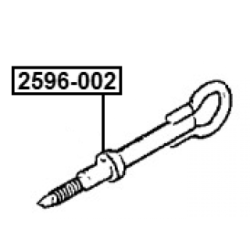 Tow Hook - FEBEST 2596002