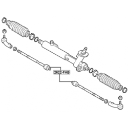 Inner Tie Rod - FEBEST 2622FAB