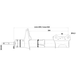 Shock Absorber - FEBEST 27110001F
