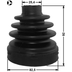 Bellow Drive Shaft - FEBEST 2715S80T