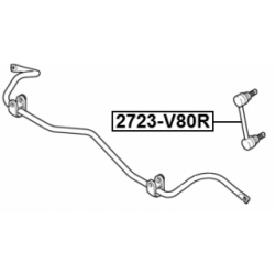 Link Coupling Rod Stabiliser Bar - FEBEST 2723S80R