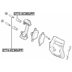 Guide Bolt Brake Caliper - FEBEST 2774XC90UPF