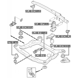 Bracket Engine Mounting System - FEBEST 2798MFR