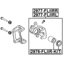 Brake Caliper - FEBEST 2977FLIIRL